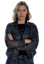 Jessica Biel Matchbox the Movie Aimee Leather Jacket - Image 2